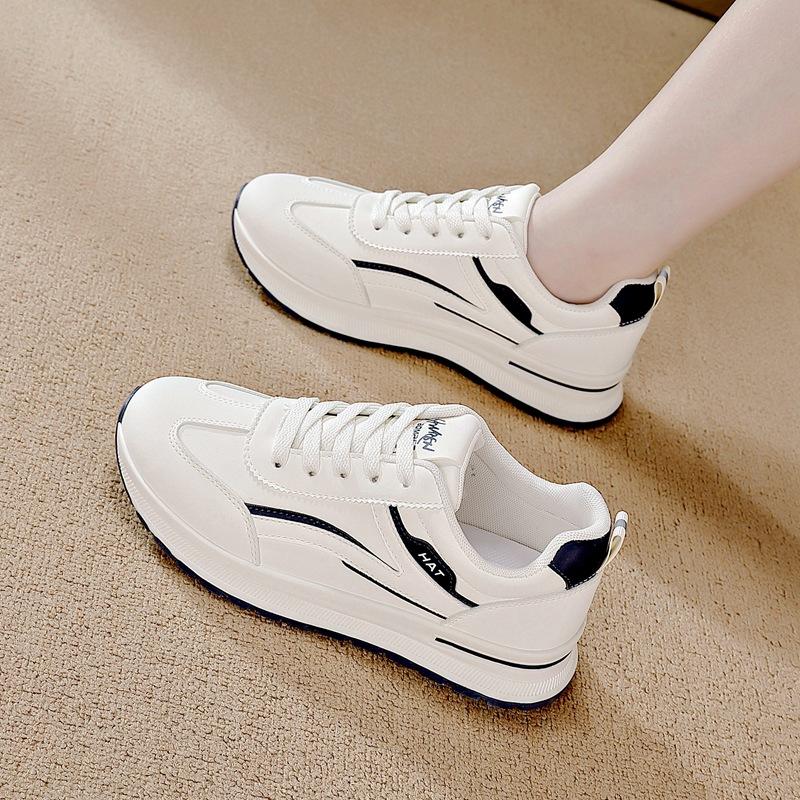 Flache Schuhe neue Herbst atmungsaktive Lederoberfläche mit Rockschuhen lässige Sportschuhe