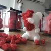Handmade Everlasting Rose Bear DIY Kit for Valentine's & Qixi Festival