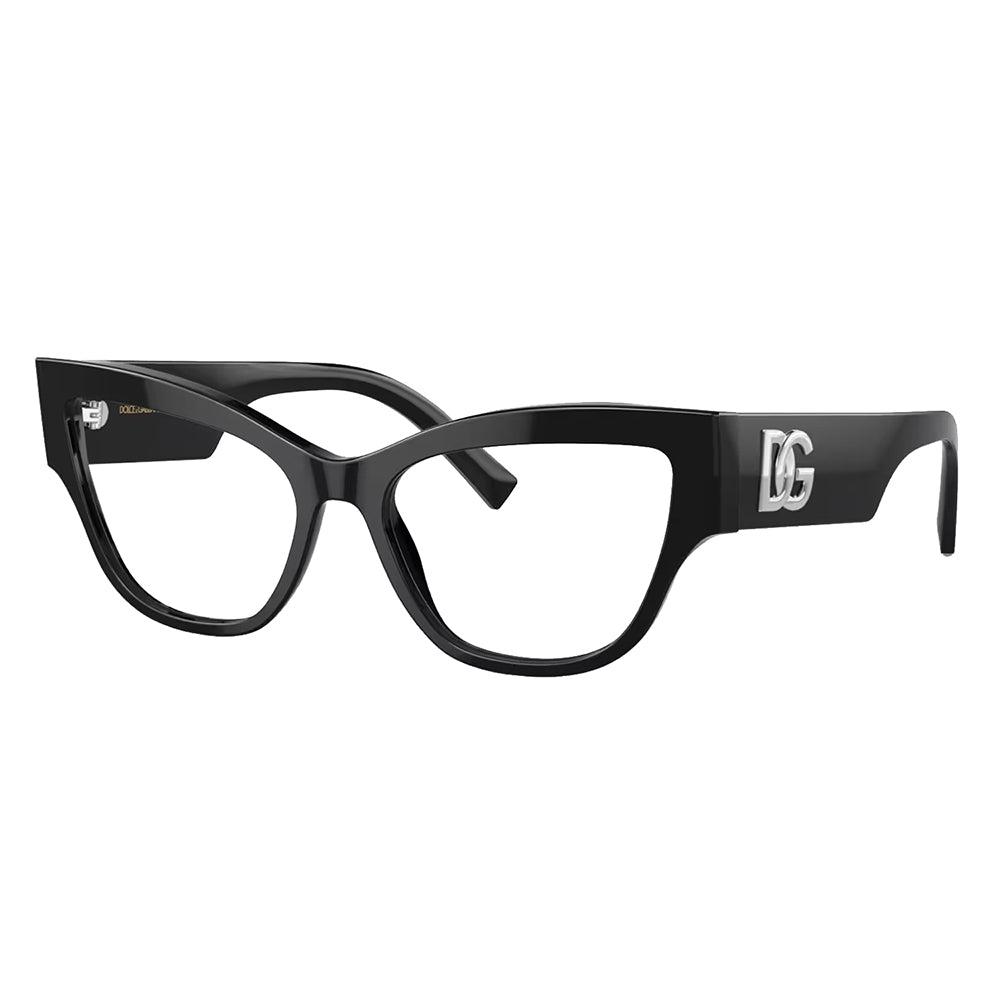 

Dolce Gabbana DG 3378 501 53мм Женские очки кошачий глаз 53мм черные