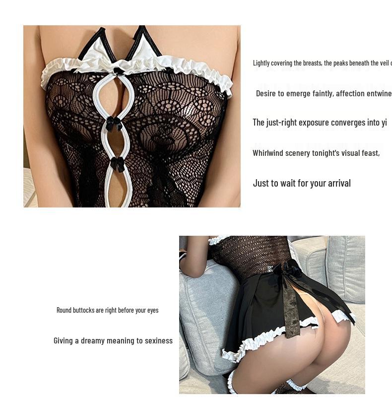Sexy Catwoman and Cute Maid Lingerie Set A189: Pure Desire and Temptation