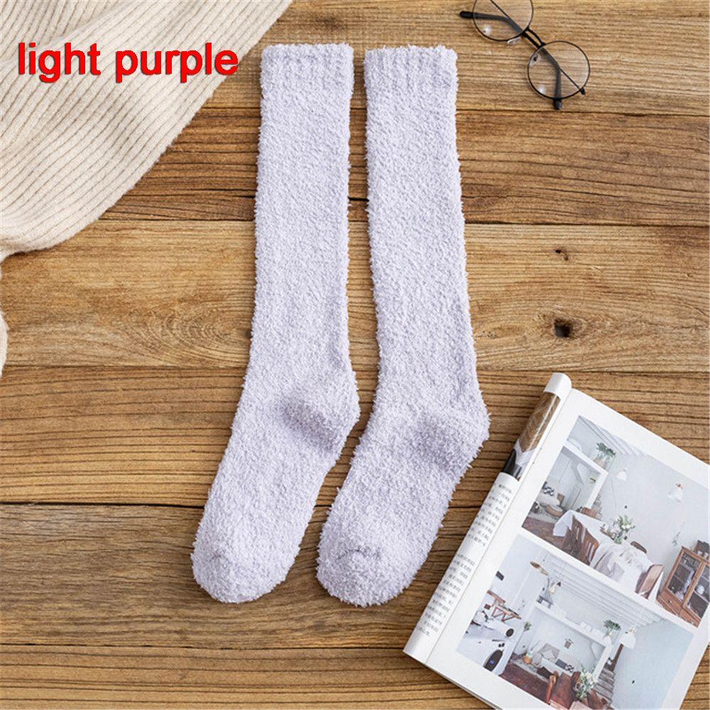 Fashion Men Women Thick Soft Winter Warm Coral Velvet Socks Fluffy Cosy Sleep Socks Bed Floor