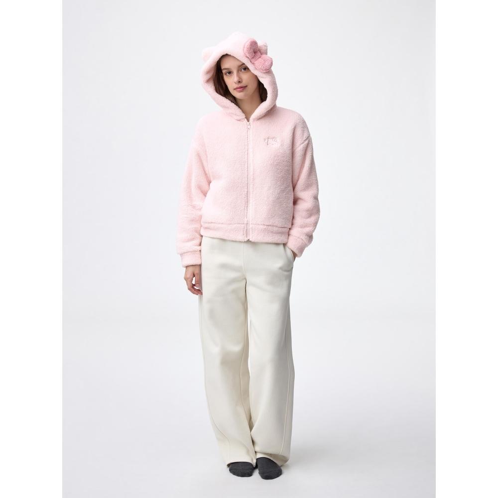GU by Uniqlo Marshmallow Feel Full Zip Hoodie Sanrio Characters