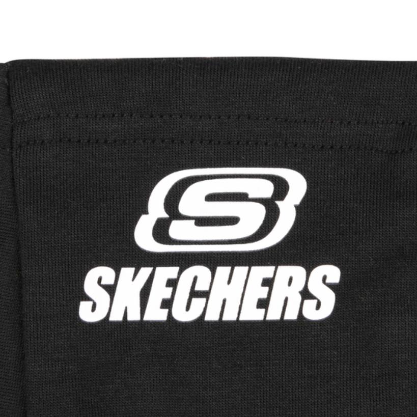 Skechers Printed Knit Sports Pullover Sweatshirt Unisex Sweatshirt Deep-Black L420U055