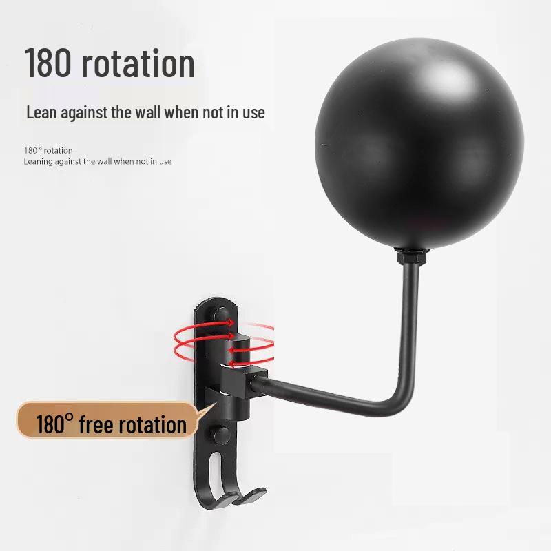 Punch-Free Wall-Mounted Helmet and Hat Display Rack