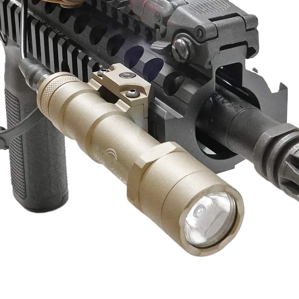 Ryohin Takehin SF Stamp M600B Type Scout 470 with Two CREE R5 Flat Dark Earth Light, Lumens, Switches, XP-G LED, FDE,