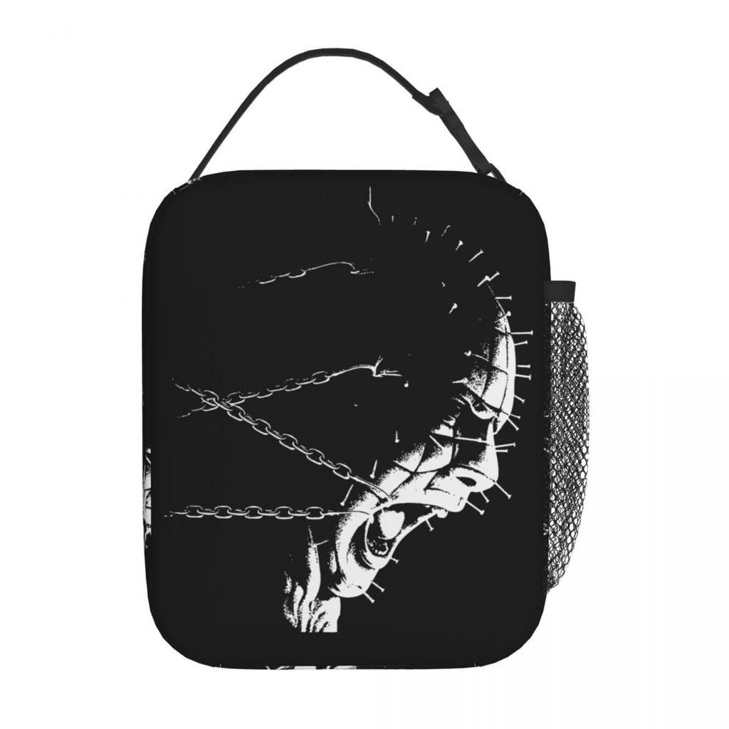 Pinhead Hellraiser Insulated Lunch Bag Large Meal Container Cooler Bag Tote Lunch Box School Outdoor Food Storage Bags