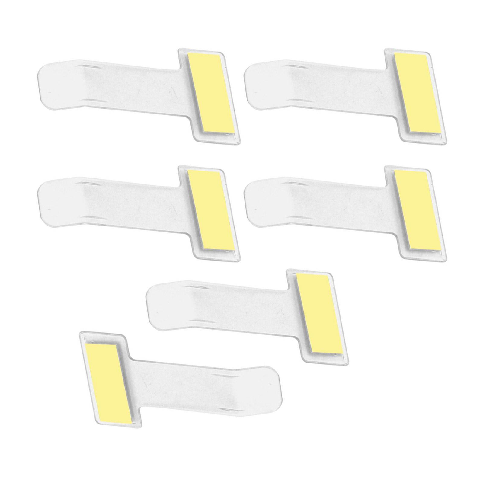 

Держатель для парковочного разрешения, прозрачный держатель для талона на лобовое стекло автомобиля, самоклеящиеся зажимы для билетов на автомобильный холодильник