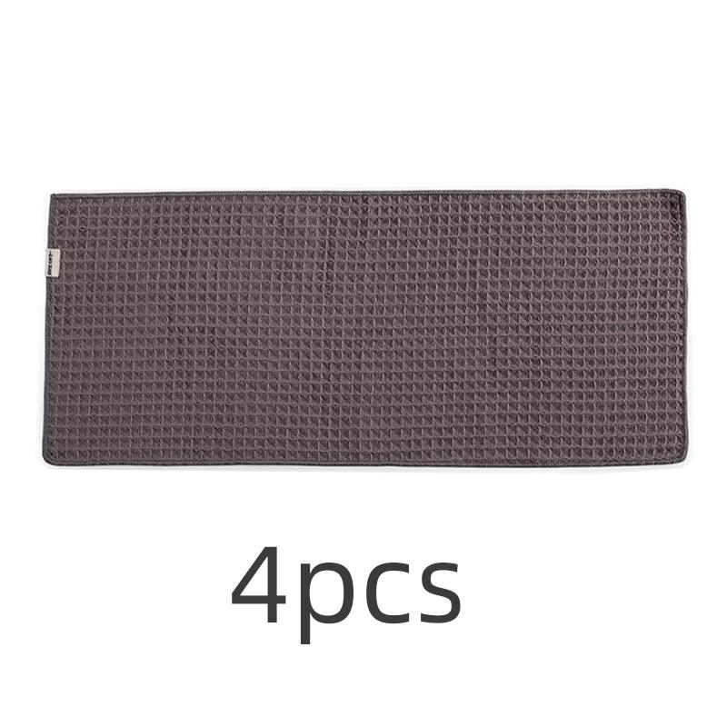 MHW-3BOMBER Coffee Bar Cleaning Towel 4 Packs Espresso Microfiber Cleaning Cloths Home Barista Clean Tools Kitchen Accessories
