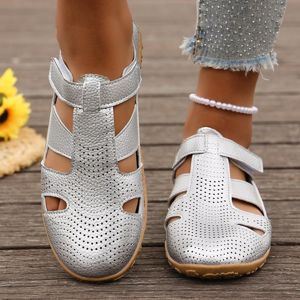 New Style Shoes - Large Size, Open-toe, Strap-top Sandals for Women, Round Toe Shoes