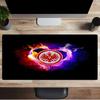 Flaming Heart Frankfurt Emblem Mouse Pad, Gaming Mouse Pad, Keyboard Pad, Desk Decor for Computer Notebook Fan Gift Birthday Gift