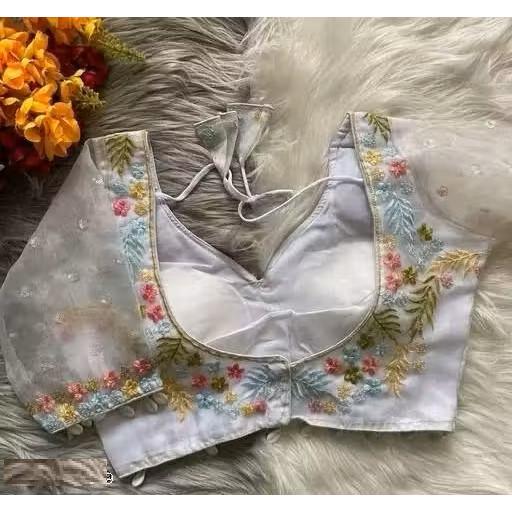 Women's Embroidery Wedding Wear Blouse Indian Bollywood Readymade Ethnic Choli