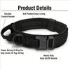 Heavy-Duty Military Tactical Dog Collar & Leash Set: Adjustable & Durable For All Sized Dogs
