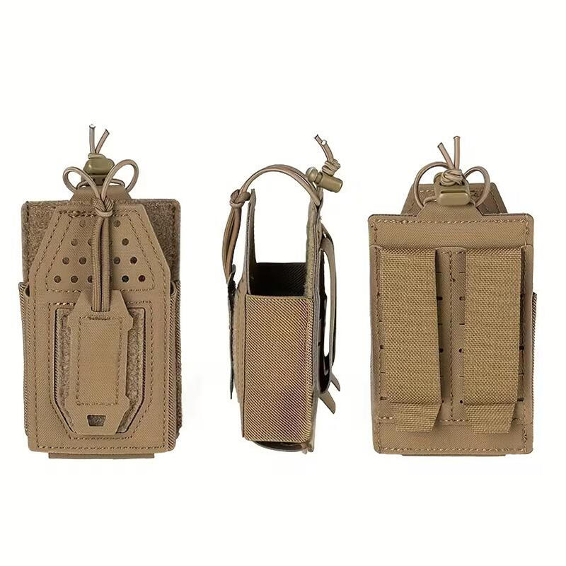 Open-Top Interphone Hanging Bag Walkie-talkie Holder Multi Function Tactical Mini Radio Pouch Holster