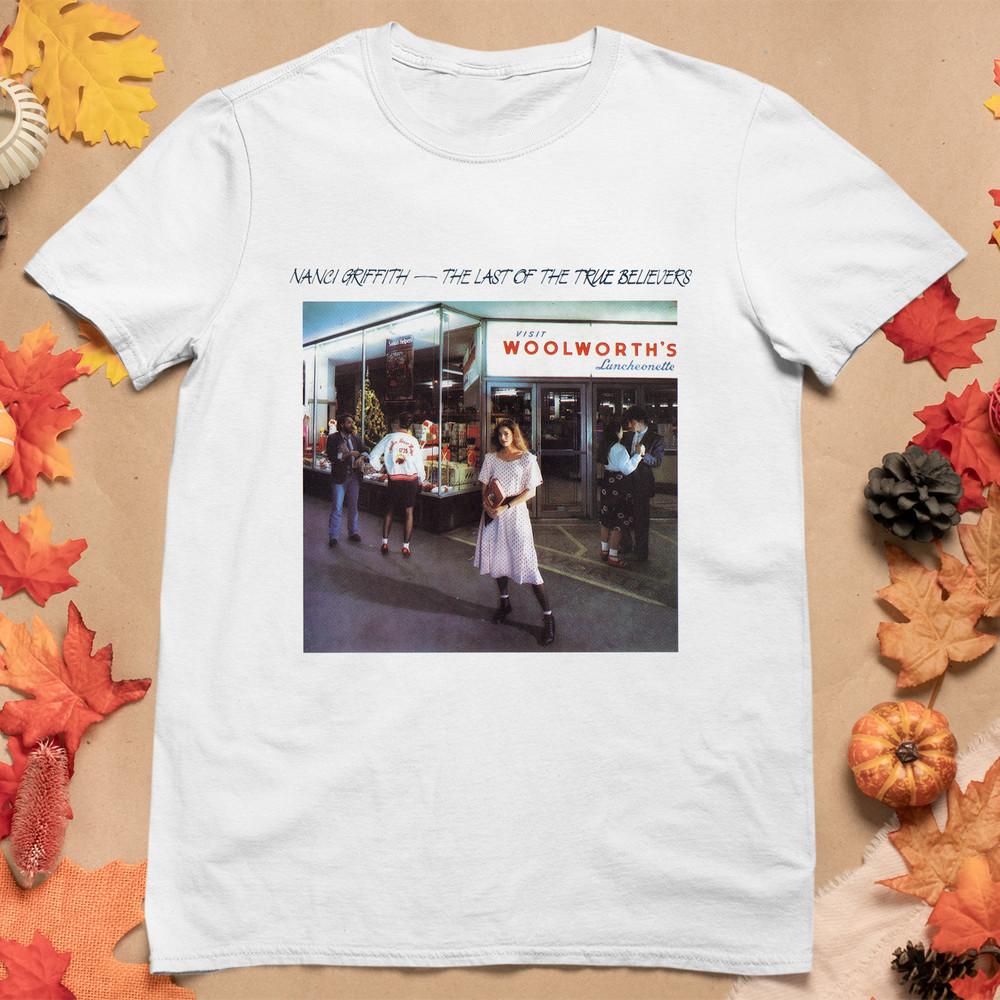 Нэнси Гриффит Последний из Истинных Верующих Белая Унисекс S-4XL Футболка Унисекс Футболка XXXXL