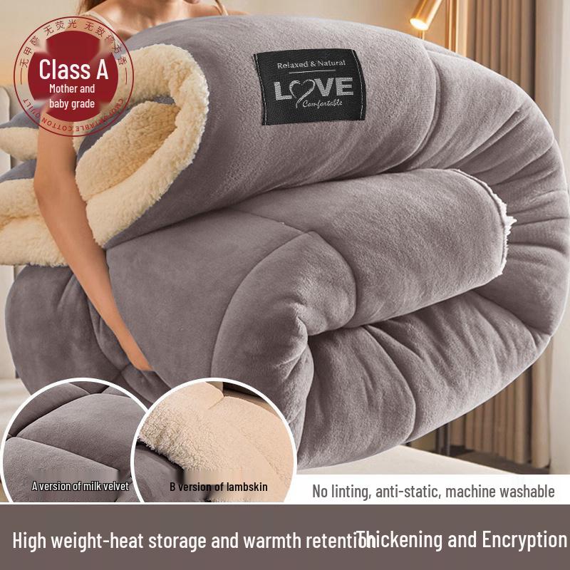 Dicke Korallenfleece-Decke für den Winter - Weiche Samt-Tagesdecke für Wohnheim, Nickerchen, Sofa-Nutzung