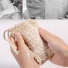 10pcs Exfoliating Soap Bag Natural Sisal Soap Saver Pouch Bag for Shower Reusable Bath Soap Bags with Drawstring Bubble