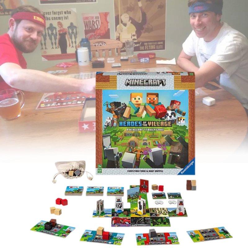 Minecraft Card Board Games Family Entertainment Multiplayer Party Activity Item