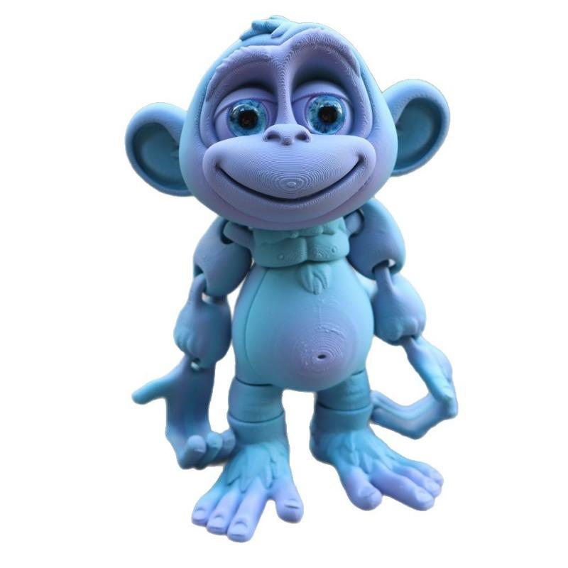 3D Printing Toy 3D Printing Climbing Monkey Joint Activity Landscaping Ornament Children's Toy