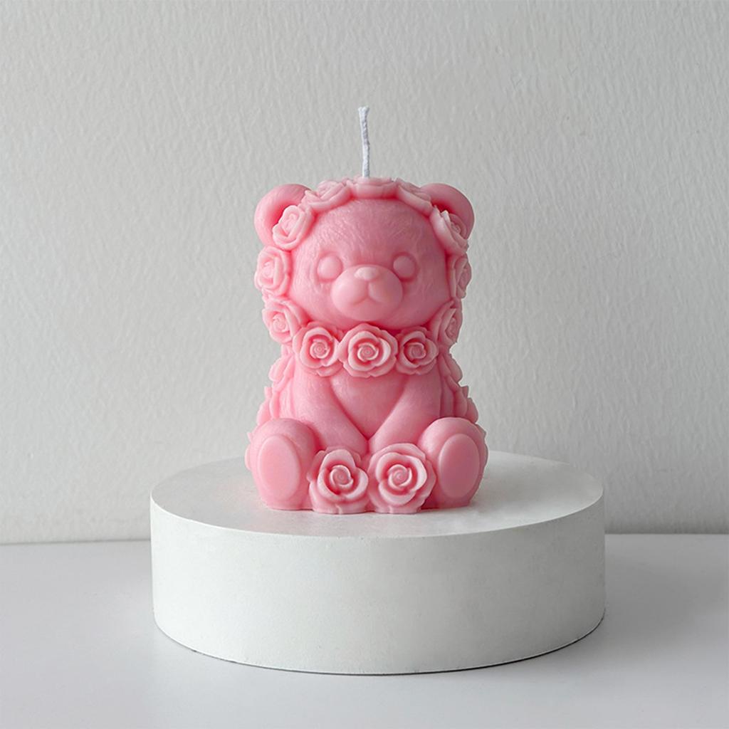 Cute Bear Shaped Scented Candles, INSstyle Creative Decorative Items, Perfect For  Wedding Decorations.