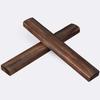 Chinese Style Solid Wood Calligraphy Paperweights (Pair)