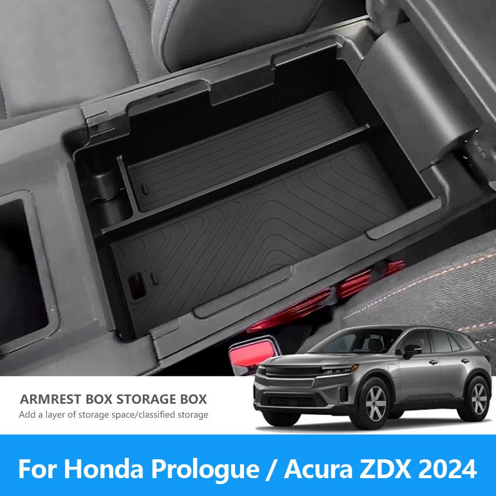For Honda Prologue EV 2025 2025 Acura ZDX 2025 2025 Center Console Organizer Tray Armrest Secondary Car Storage Box Accessories