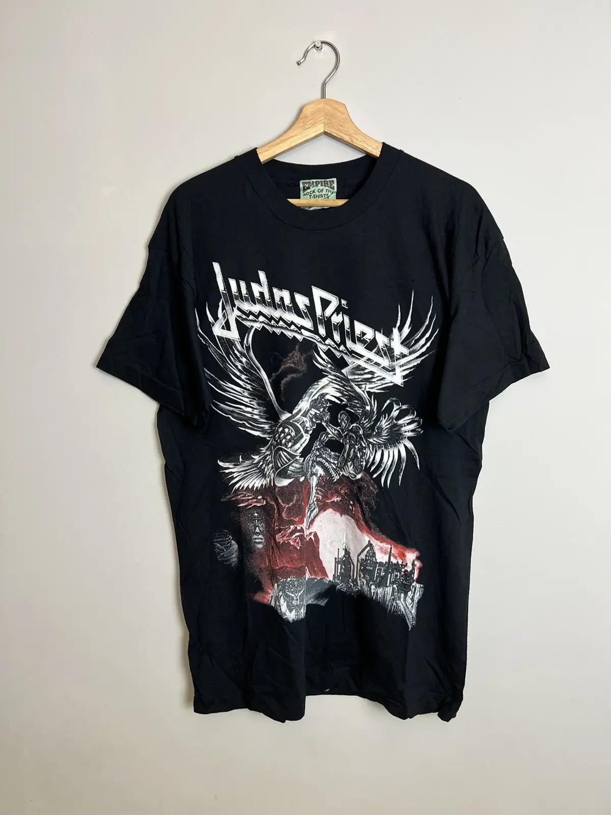 Vintage 90s Judas Priest Painkiller Metal Band Rock Tee Unisex T-Shirt M