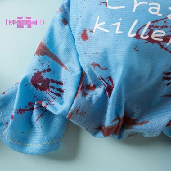 Pet Costume Chucky,Deadly Delicate Pattern, Halloween Clothes - Funny Dog Outfit