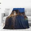 Venice Grand Canal Blanket Soft Warm Flannel Throw Blanket Plush for Bed Living room Picnic Travel Home Couch