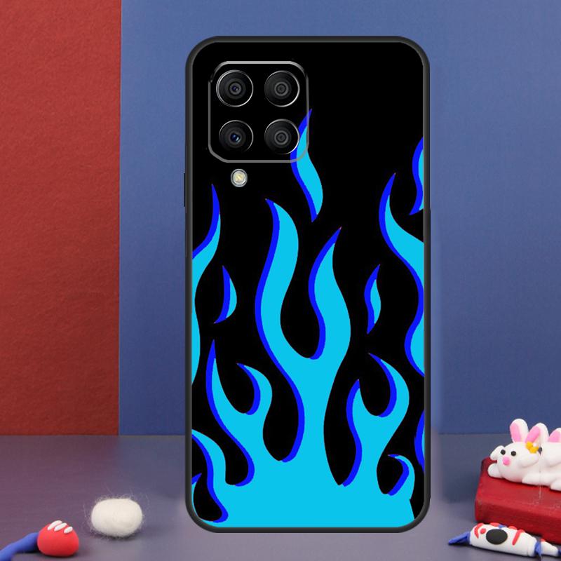 Cool Flame Colorful Pattern Case For Samsung Galaxy M32 M52 M12 M16 M14 M54 M13 M33 M53 M56 M36 M31 M11 M35 M55 M15 M06