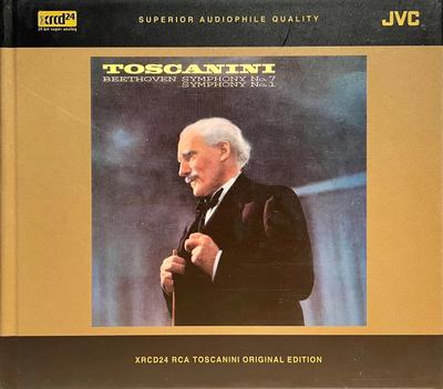 CD ARTURO TOSCANINI, BEETHOVEN; NBC SY - Beethoven: Symphony No. 1 & No. 7 JMM24XR08 JVC 2008 Japan ObiClassical Used