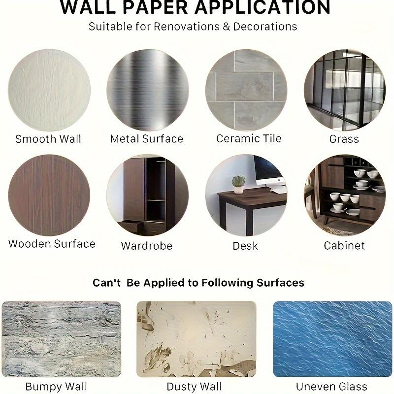 1 Roll 3D Retro Gray Brick Self-adhesive Wallpaper, Waterproof and Moisture-proof Background Decoration Wall Sticker, Home Wall Decoration