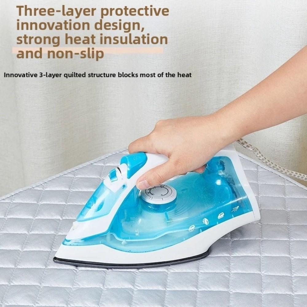 Large Folding Laundry Ironing Mat Heat Resistant Tabletop Iron Pad Iron Board Cover  Table Top