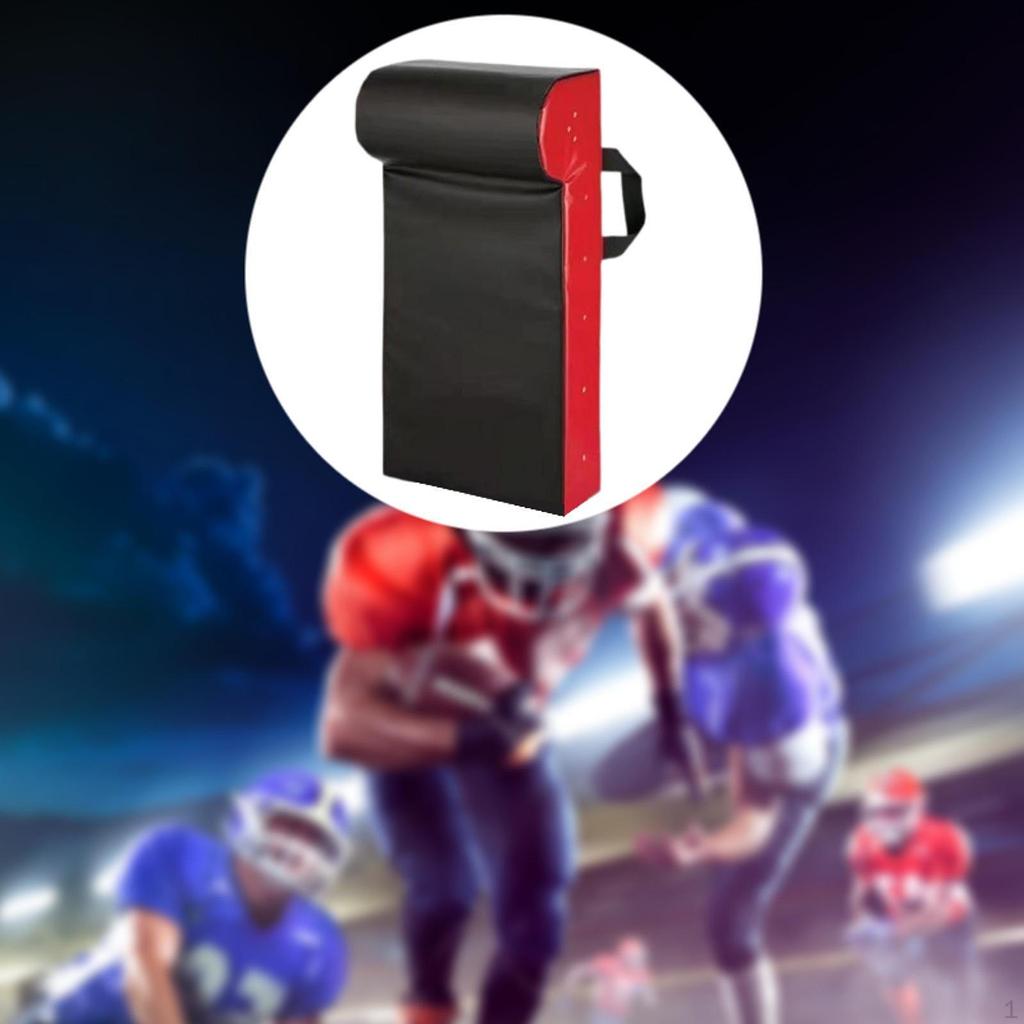 Wedged Football Tackle Shield Blocking Pad Equipment Sport Gift with Handles