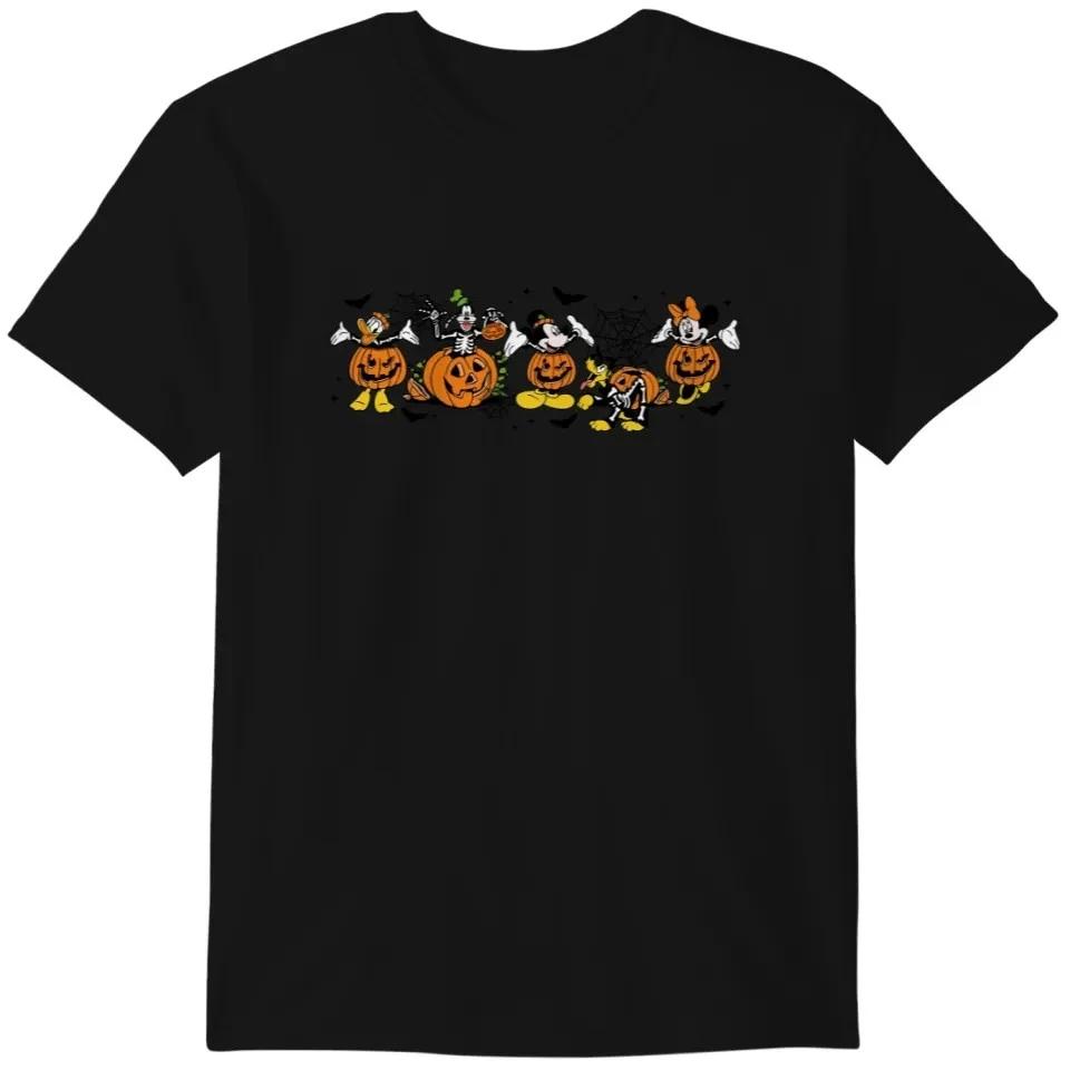 Goofy Pumpkin Halloween Shirt, Spooky Season, Funny Halloween T-Shirt S-5XL XL