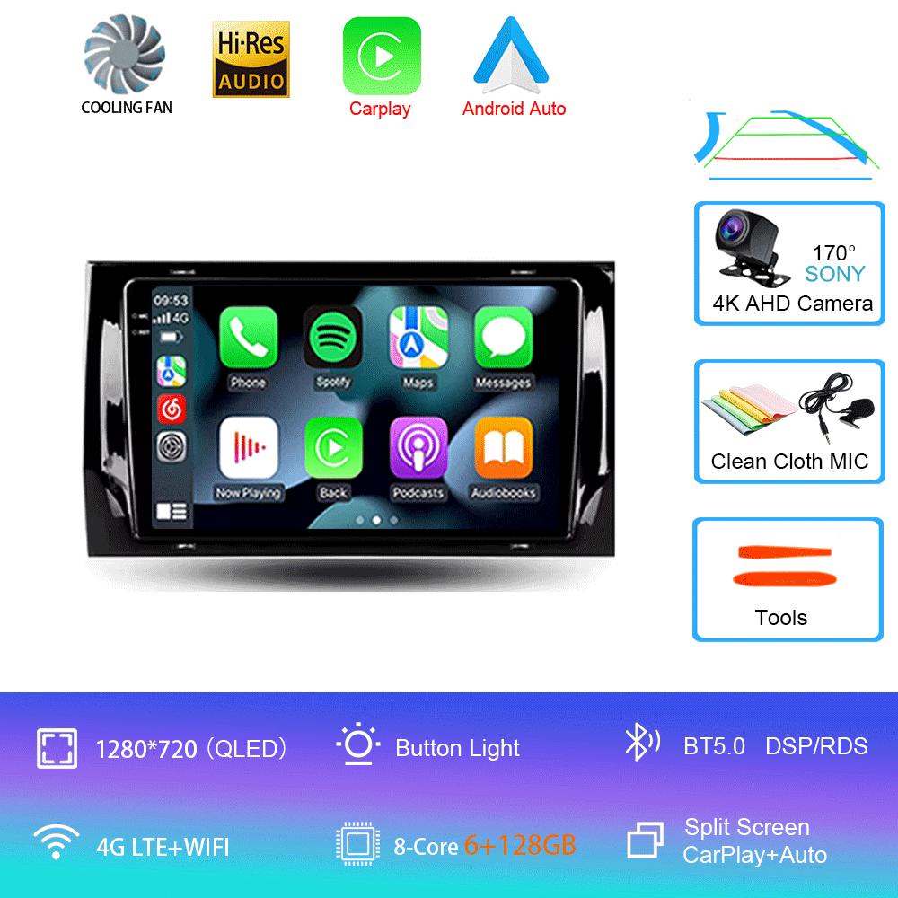 Car Radio Android 14 Carplay Auto For Skoda Kodiaq 2016 - 2021 Karoq NU7 2017 - 2021 Multimedia GSP 2Din Video DVD Player Stereo