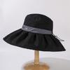 Women'S Velvet Wide-Brim Bucket Hat - Casual Outdoor Sun Hat With Uv Protection