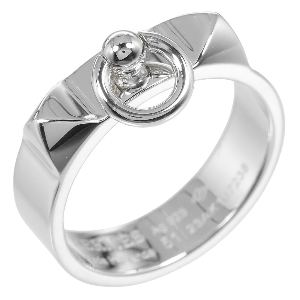 HERMES Cory Edssian Ring Silver925 #5.8(US Size) 4.6g Women Used