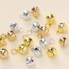 5Piece/Lot 14/18K Gold Color Plated Iron Bell Shape Charms Pendants for DIY Bracelet Necklace Jewelry Making Accessorie