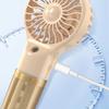 Misting Fan Handheld Fan HandHeld Misting Fan Rechargeable 4 Speed Adjustment Small Mister Fan Cooling Water Spray