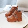 Fashion Casual Versatile Child Shoes Trendy Retro New Girls Boots Simple Thick Soled Comfort Girl Shoe Warm Non Slip Winter Boot