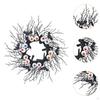 Halloween Spooky Eyeballs Door Wreath Round 20inch Party Supplies Ornament Hanging Garland for