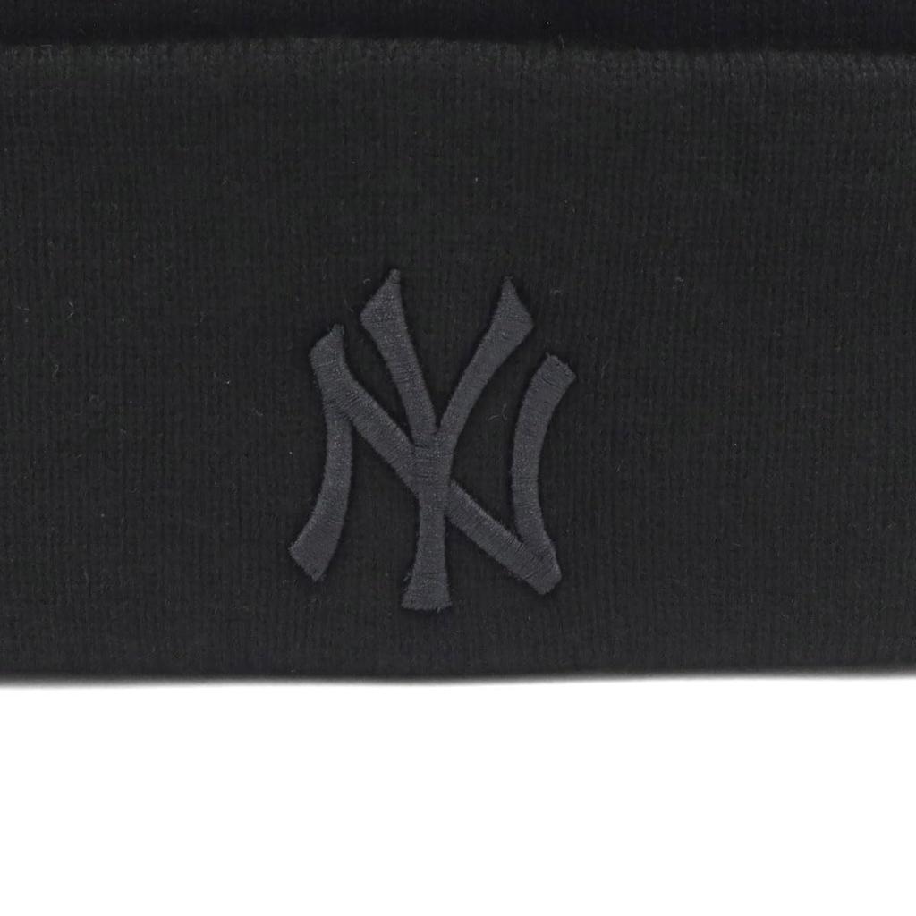 47 Knit Cap Cuff Knit New York Yankees Haymaker Black 14858360 Knit Cap (Forty Seven) B-HYMKR17ACE-BKA (Black/F/Men's)