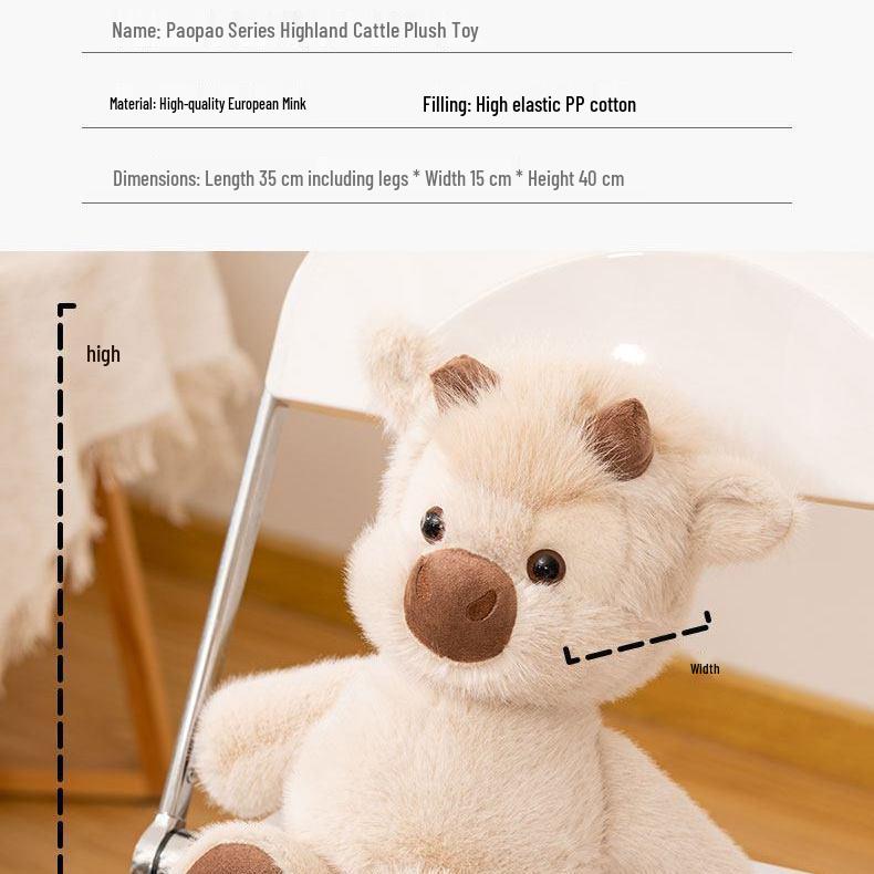 Run Run Series: High Quality Children's Hugging Dolls - Little Rabbit, Calf, Panda, and Raccoon