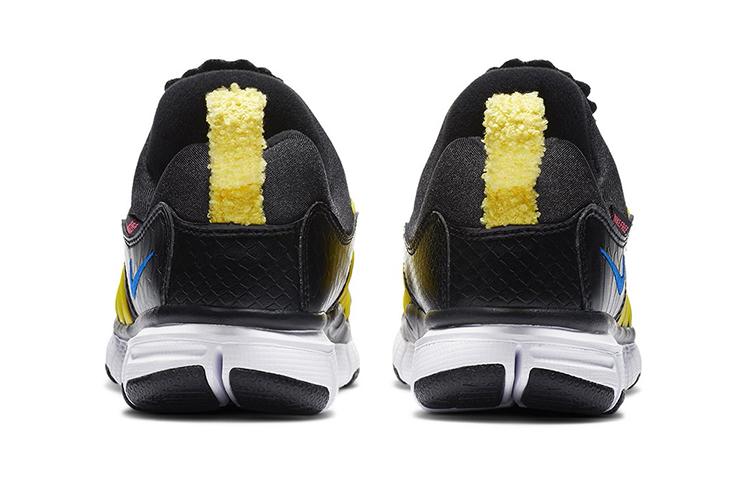 Nike Dynamo Free QS Low Top Sports Casual Shoes Black Yellow Children Aged 3 7 Years Old DC8317-002