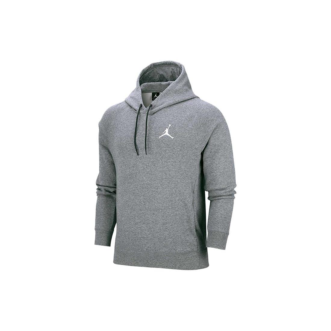 Air Jordan Fleece Hoodie Grey Men s 823067-091 XXXL