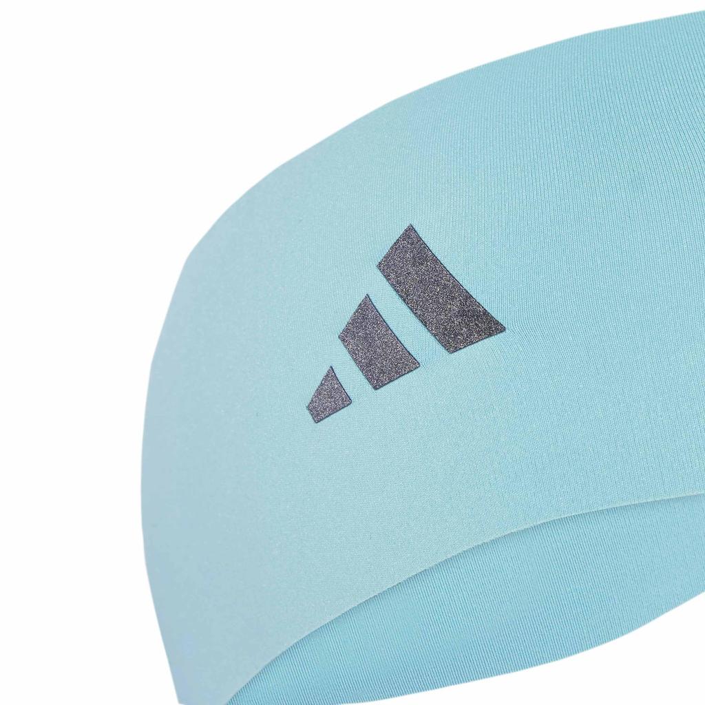 Adidas Running ClimaCool Unisex Mint Reflective Headband, Adult, KSZ84, Tone/Black (JV5935), 60-63cm