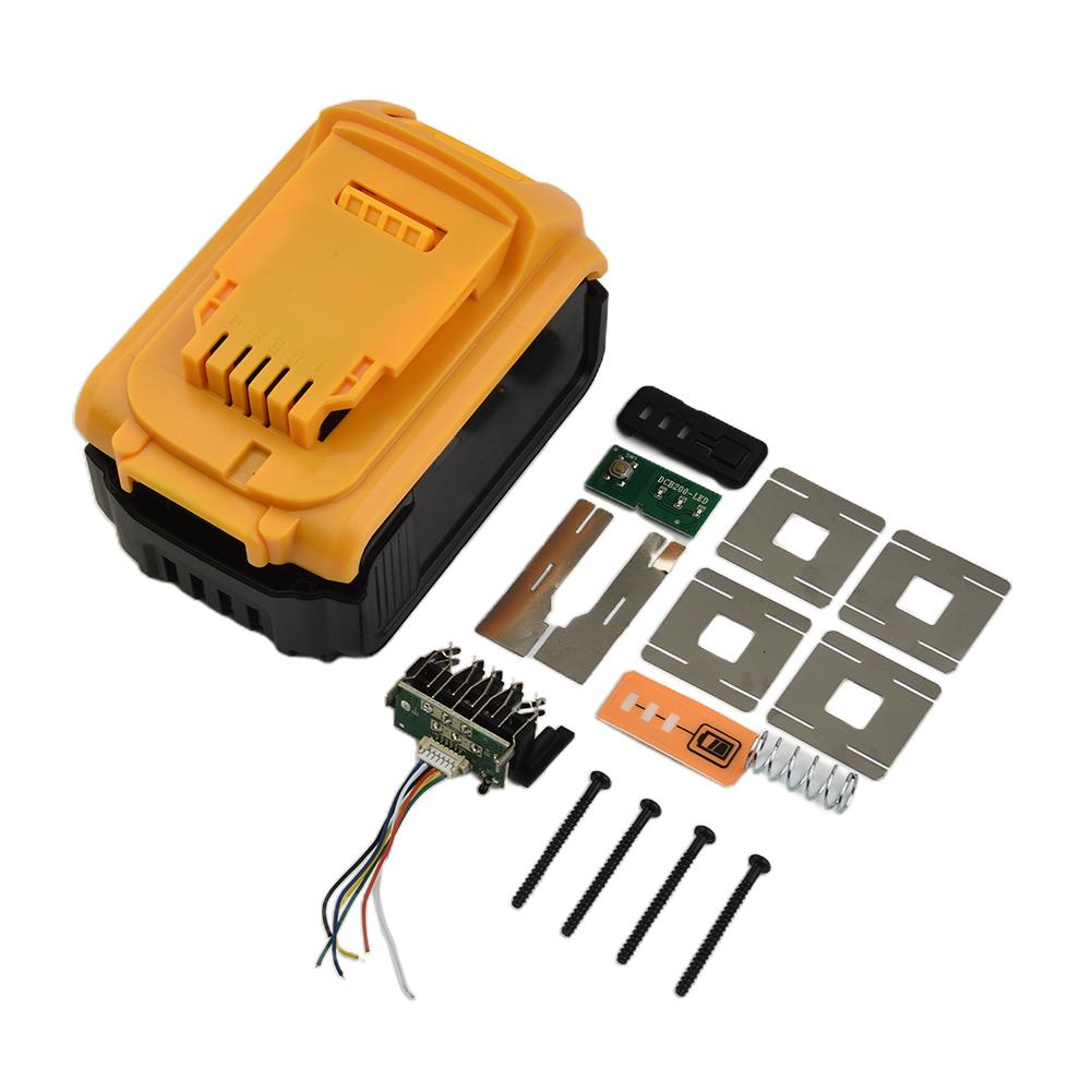 For DeWalt-DCB200 Battery Plastic Case PCB Protection Circuit Board For-DeWalt 18V 20V Repair And Assemble Batterie
