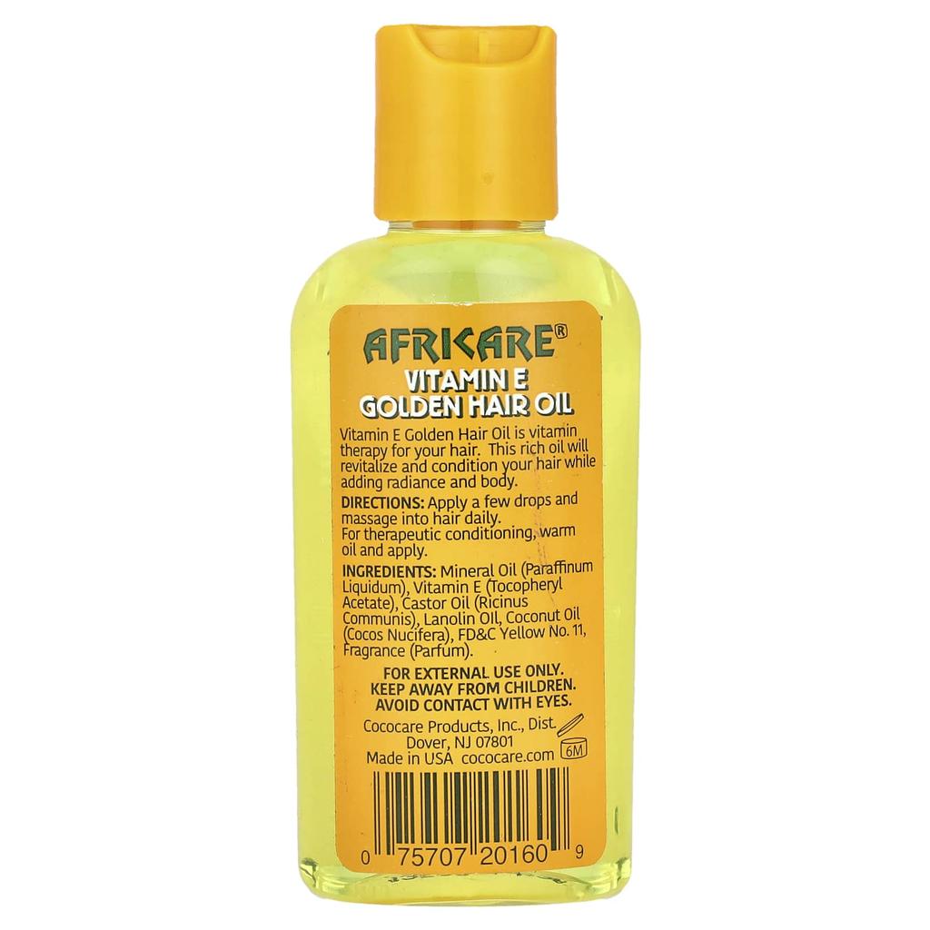 Africare®, Vitamin E Golden Hair Oil, 60Ml (2Fl Oz)