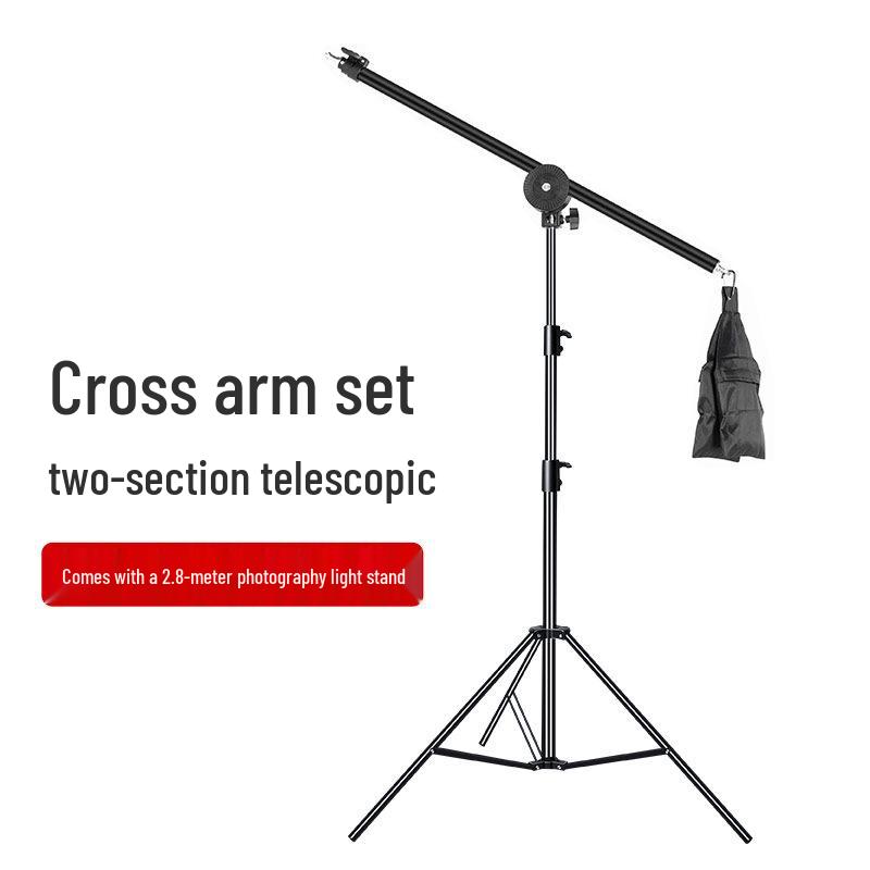 2m/2.8m Portable Photography Tripod Stand for Lights and Phone Live Broadcast