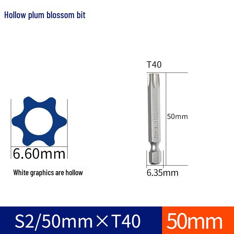 Hex Shank Star Bit Set: High Hardness Magnetic Screwdriver and Drill Set
